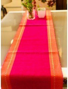 Ribbed Cotton Table Runner